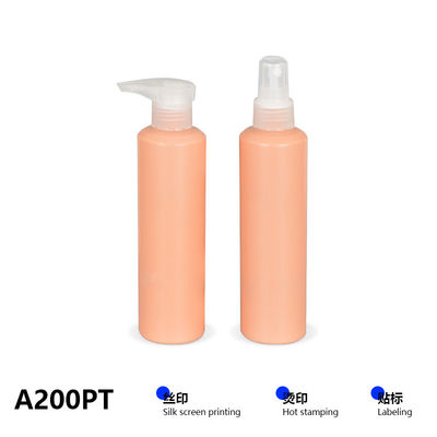 Plastic Face Mist Spray Bottle PE Spray Bottle 200ml With Screen Printing