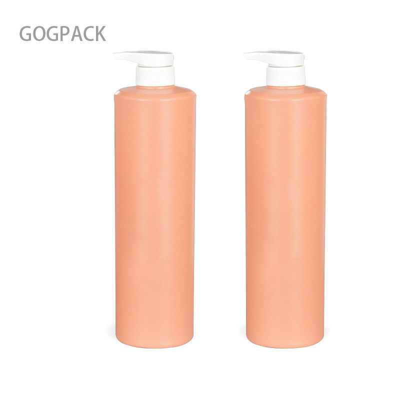 Customization 500ml HDPE Plastic Pump Bottle Shampoo Empty Shower Gel Bottles